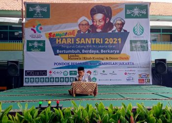 Para Juara Lomba Baca Kitab Kuning Perayaan Hari Santri 2021 RMI-NU DKI Jakarta oleh RMI-NU Jakarta Barat