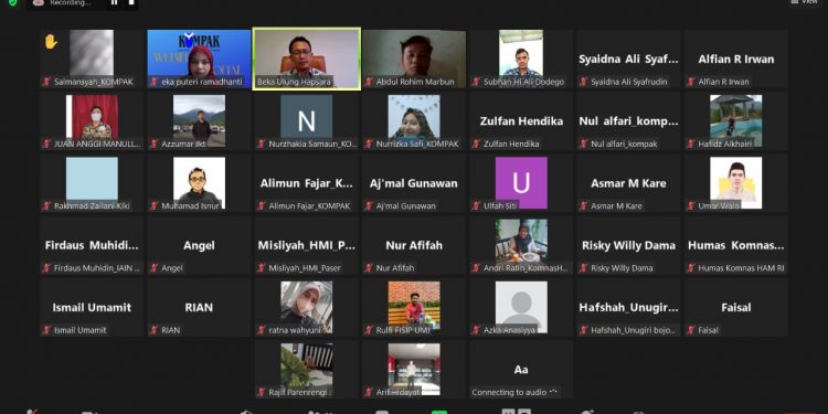 KOMPAK dan LPL Adakan Catatan Akhir Tahun 2021 Penegakan HAM dan Tindak Kekerasan di Indonesia
