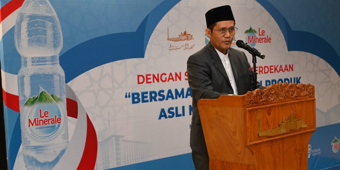Wasekjen MUI Apresiasi Kolaborasi Masjid Istiqlal dan Le Minerale Guna Dukung Produk Asli Milik Indonesia