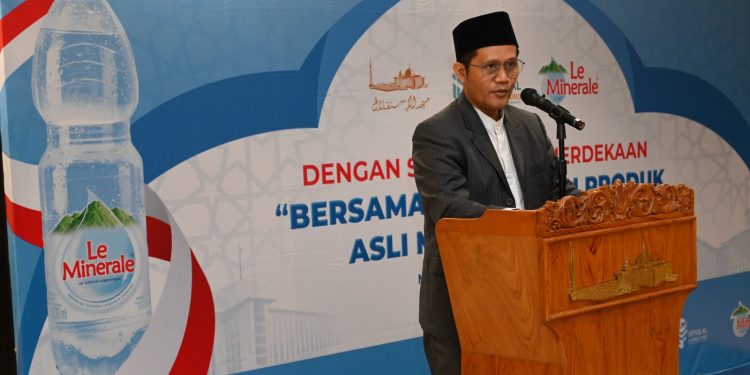 Wasekjen MUI Apresiasi Kolaborasi Masjid Istiqlal dan Le Minerale Guna Dukung Produk Asli Milik Indonesia